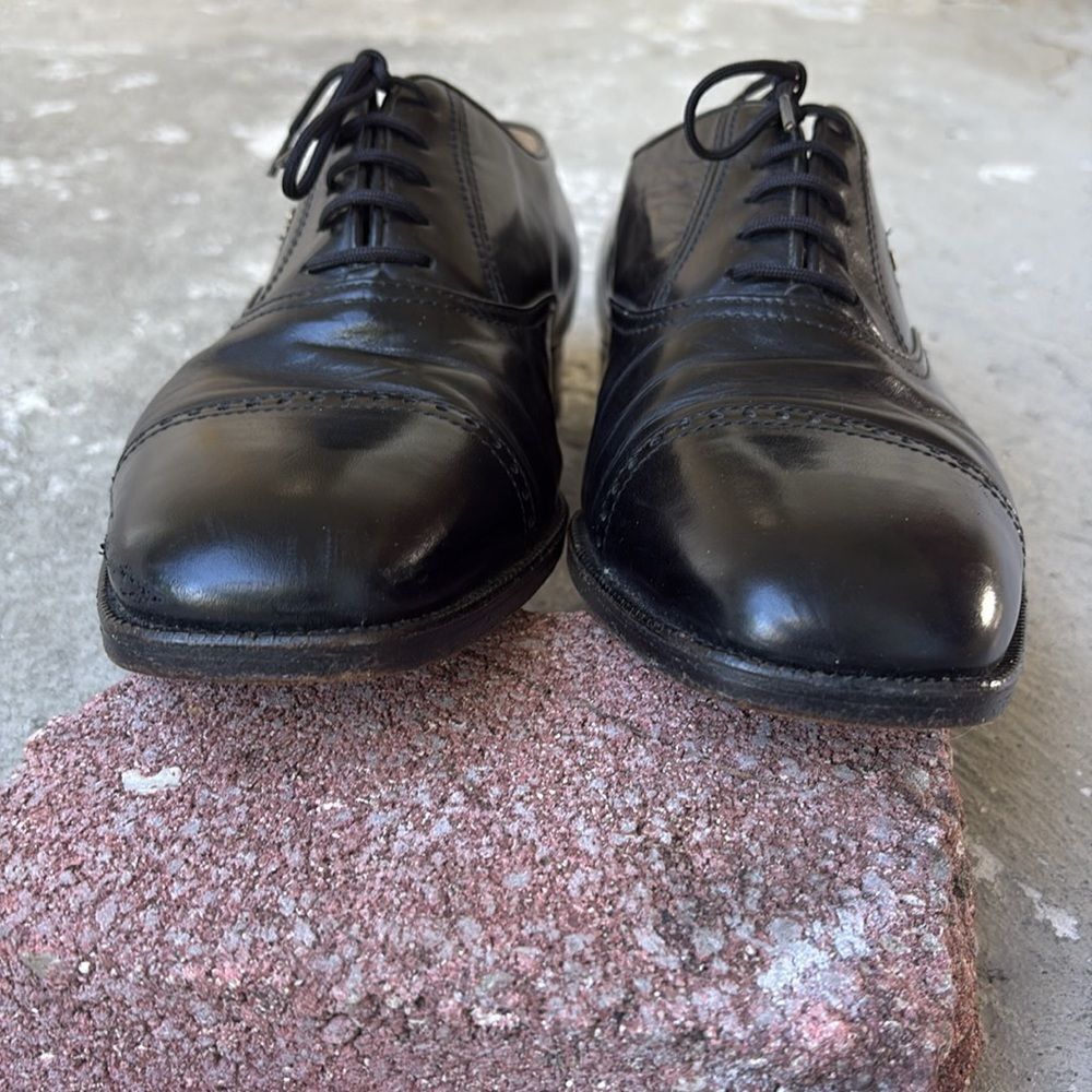 Dior Men's Classic Black Oxfords - Picture 4 of 9